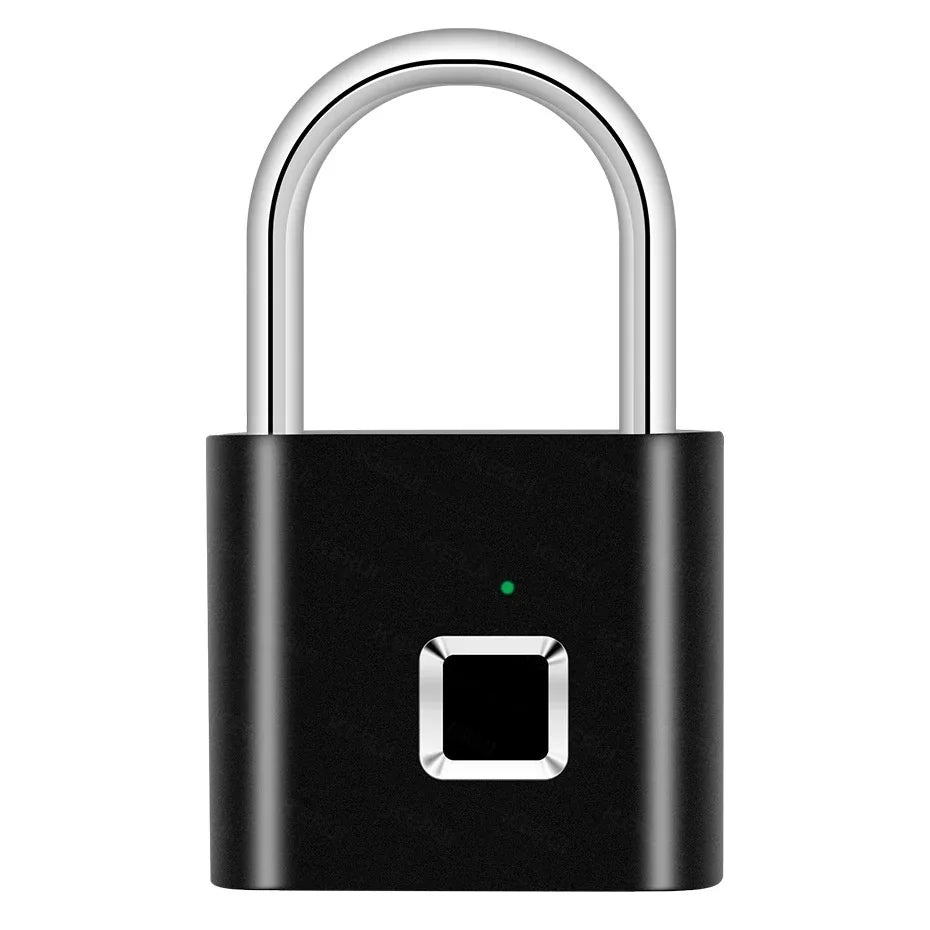 Keyless USB Charging Fingerprint Lock Smart Padlock Waterproof Door Lock 0.2sec Unlock