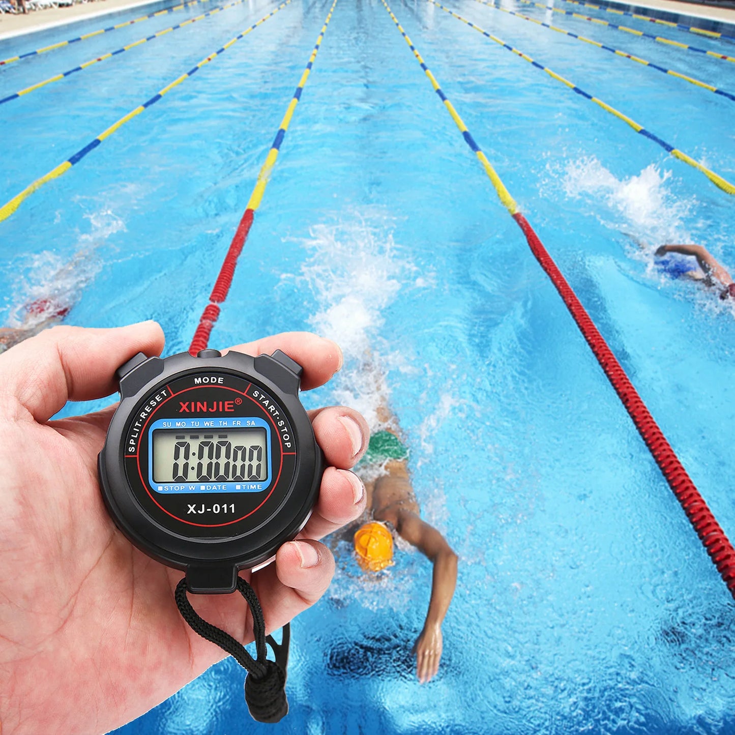 XinJie Sports Stopwatch Timer - Athlete Referee Timer | Portable Waterproof Fitness Timer