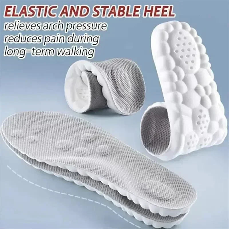 4D Cloud Air Orthopedic Honeycomb Arch Support Massage Insoles 1 pair (2 pcs)