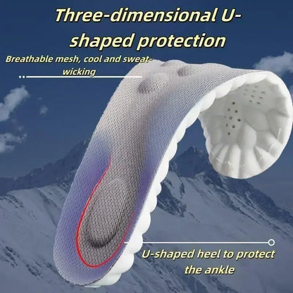 4D Cloud Air Orthopedic Honeycomb Arch Support Massage Insoles 1 pair (2 pcs)