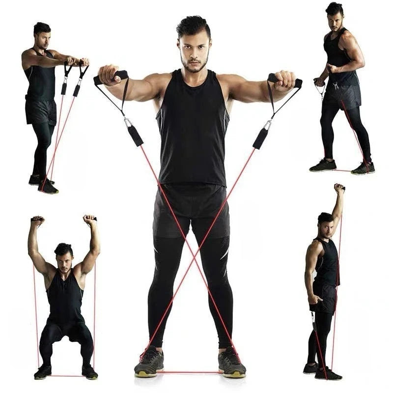 11pcs Resistance Ropes Set - Portable Fitness Equipment