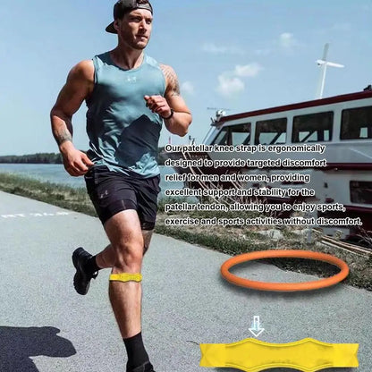 Patellar Bands Pair Breathable Knee Tendon Strap Knee Pad For Running Sports Anti-Slip