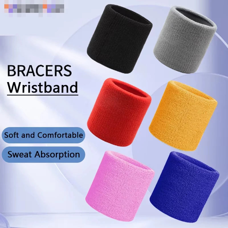 Sports Wrist Sweatbands for Men & Women – Adjustable, High Absorbency, Multi-Color