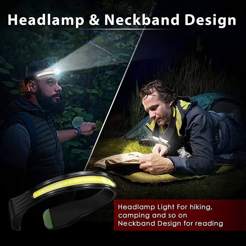 Rechargeable headlamp with comfortable fit for long outdoor runs