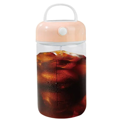 Cute Portable Electric Mixing Mug for Protein Shakes & Coffee  | Noiseless & Durable
