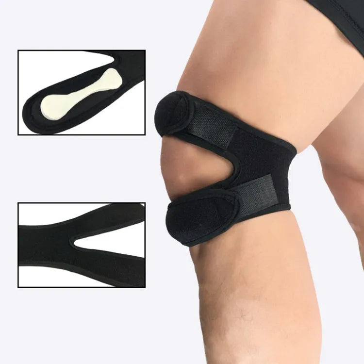 Unisex Knee Strap for knee pain Adjustable Size Breathable Material