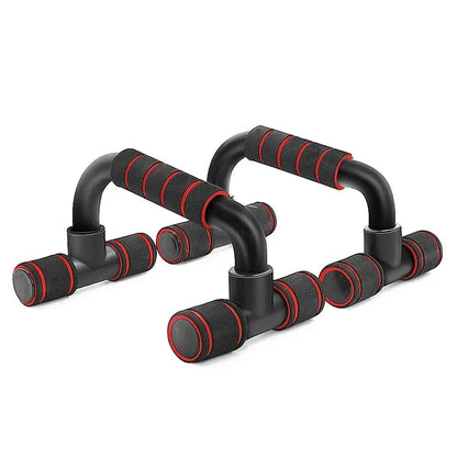 H-Type Push Up Bars – Foam Grip Handles for Wrist Comfort