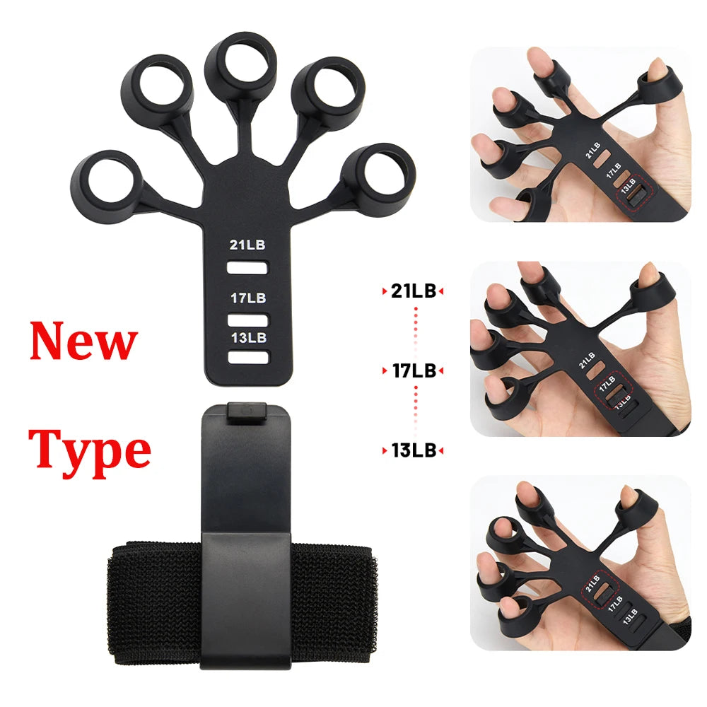 Finger Grip Hand Strengthener Exerciser 6 Resistant Levels