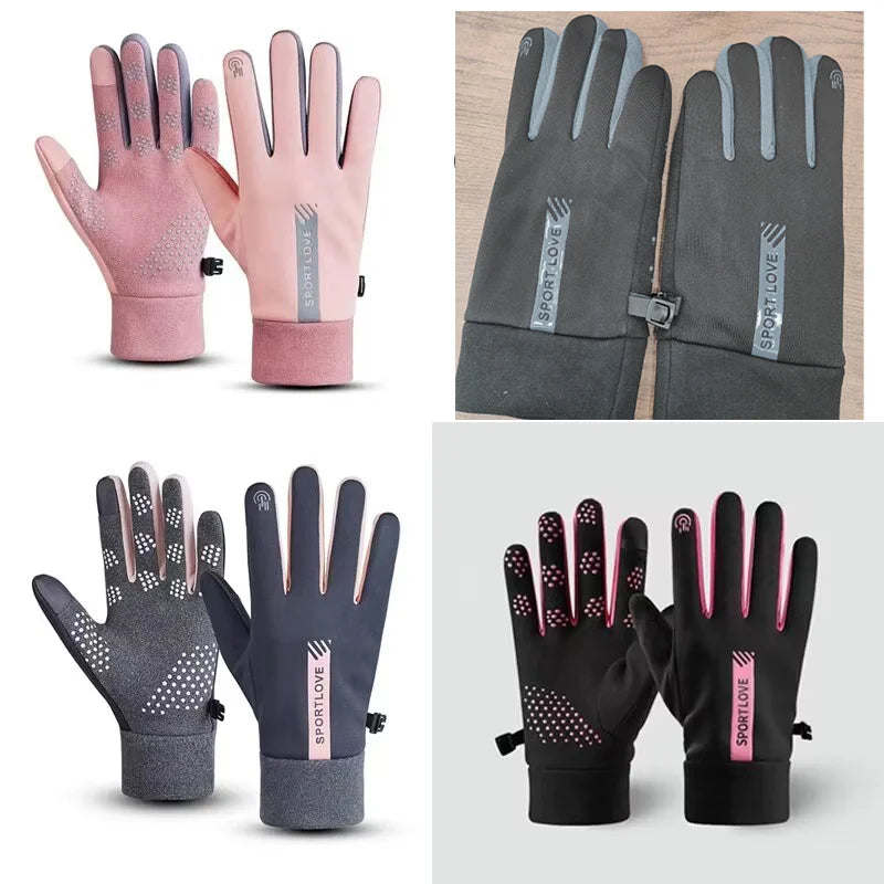 High-quality polyester gloves for autumn and winter sports.