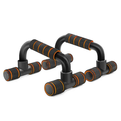 H-Type Push Up Bars – Foam Grip Handles for Wrist Comfort