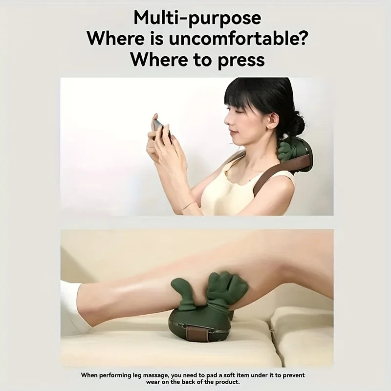 5-Finger Rechargeable Neck & Shoulder Massager