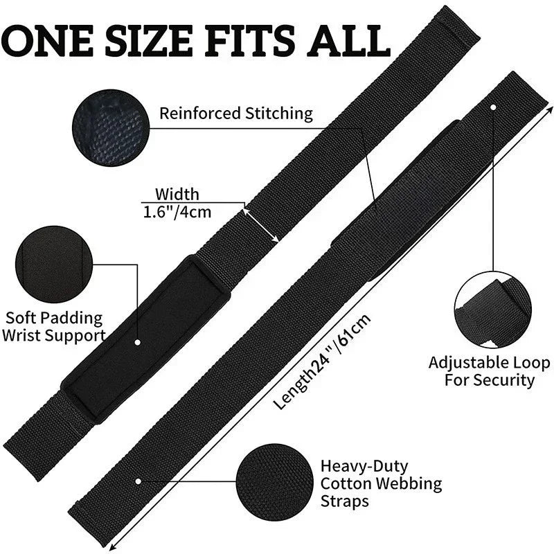 Lifting Straps for Women – Padded Wrist Straps for Deadlifts