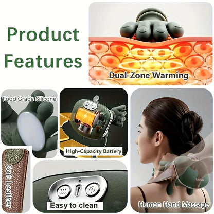 5-Finger Rechargeable Neck & Shoulder Massager