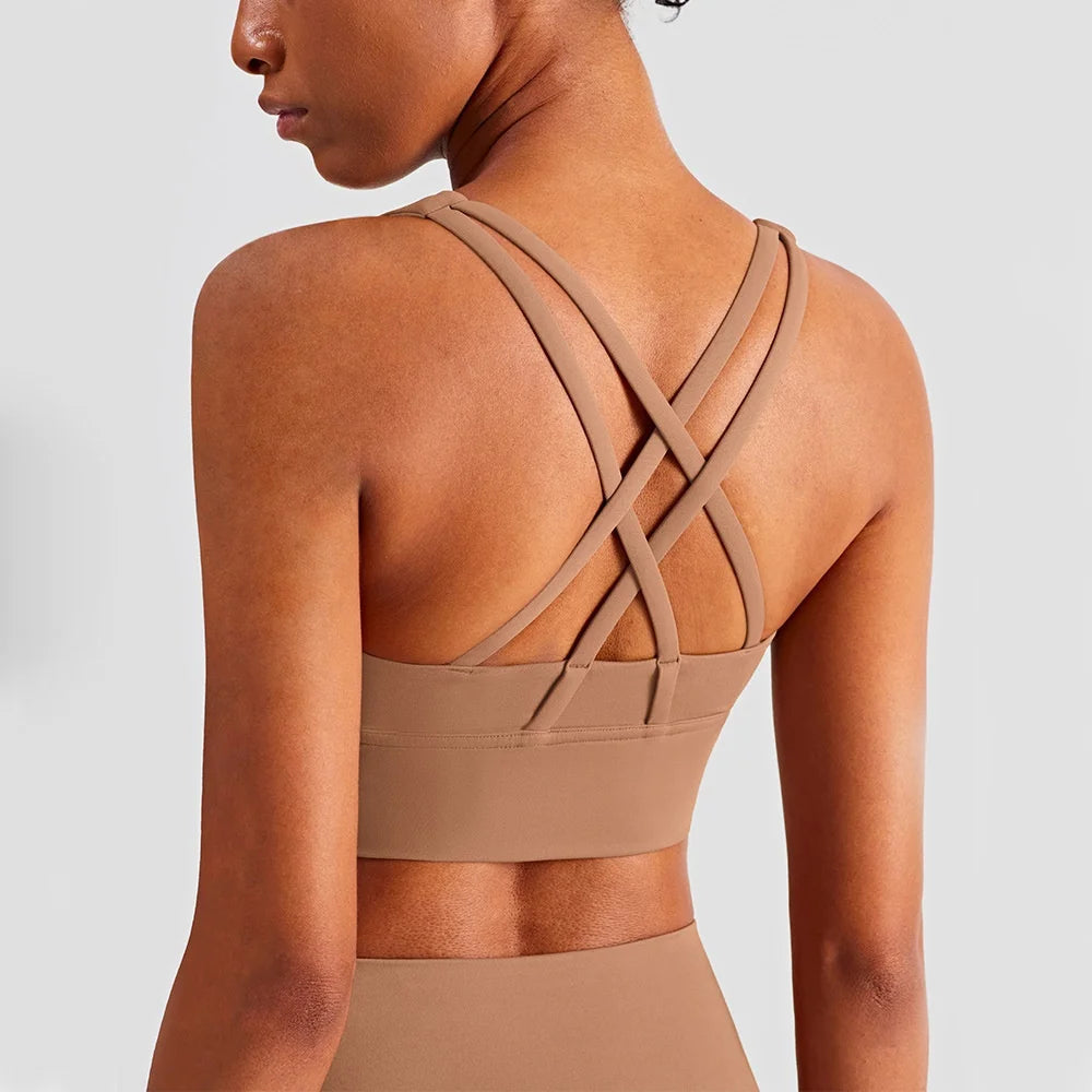 ZenFit Cross-Back Sports Bra