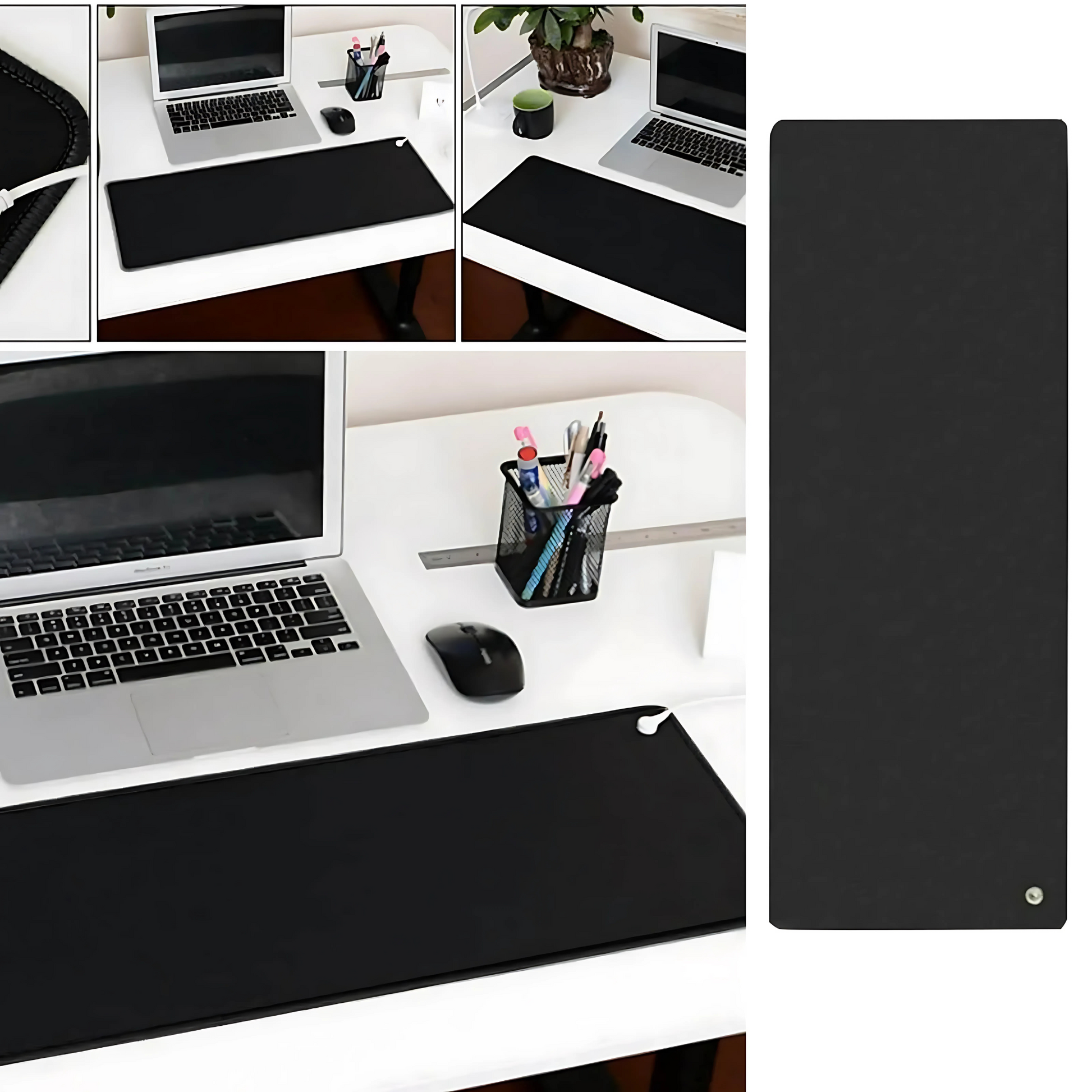 EMF shielding mat for use as a desk or sleep mat.