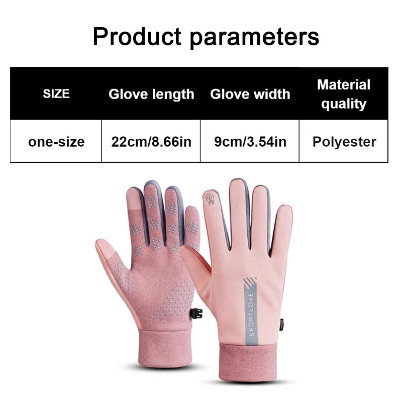 High-quality polyester gloves for autumn and winter sports.