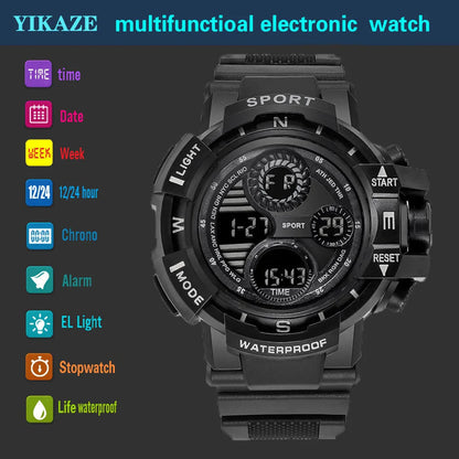 Yikaze Military Waterproof Digital Sports Watch